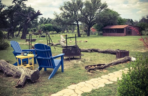 Fredericksburg Cabin | Relax and unwind at this private, rustic and romantic cabin; Private Hot tub
