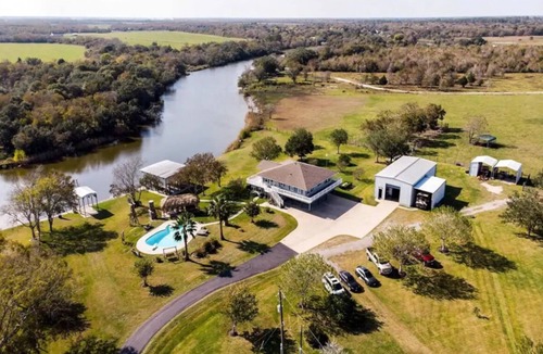 Alvin House | River Front W/Pool - Relax ~ Chocolate Bayou Ranch Home