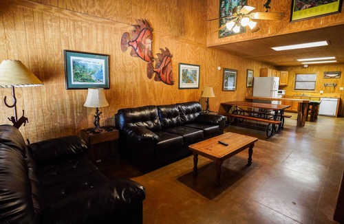 Sabinal Cabin | Riverfront cabin with access to shared pool!