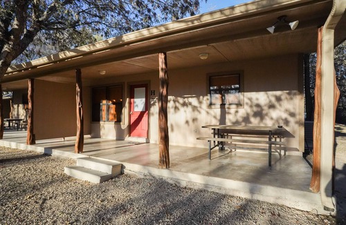 Sabinal Cabin | Riverfront cabin with access to shared pool!
