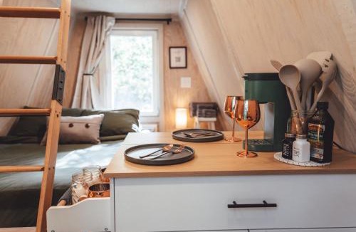 Rockbridge Apartment | Romantic A-Frame Couples Retreat Cozy and 12 Acres