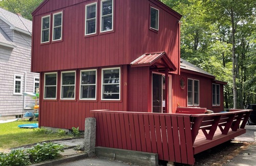North Windham House | Sebago Basin Lakehouse with Beach Access Weekly in Summer and for School Year