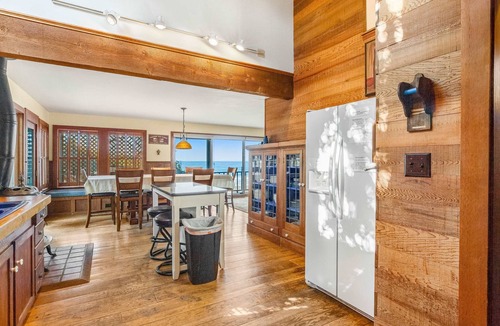 Arch Cape House | Secluded beachfront home with Pacific Ocean views, fireplace, game room, grill