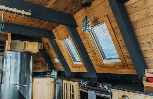 Spring Valley Cabin | Secluded Mountain A-Frame: Large Deck, Hot Tub, & BBQ, by Forest & Peak Retreats