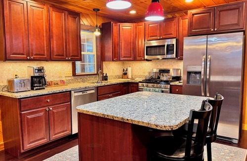 Rangeley Cabin | Secluded Rangeley Cabin/Trails, Fire Pit, Loft, Sleeps 8/Starry Nights