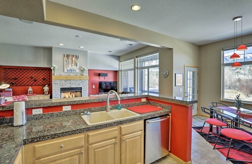 Three Peaks House | Silverthorne Townhome w/Hot Tub & Mountain Views!