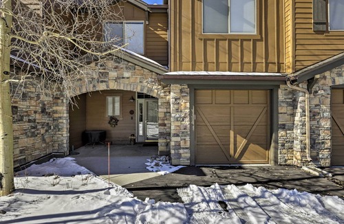 Three Peaks House | Silverthorne Townhome w/Hot Tub & Mountain Views!