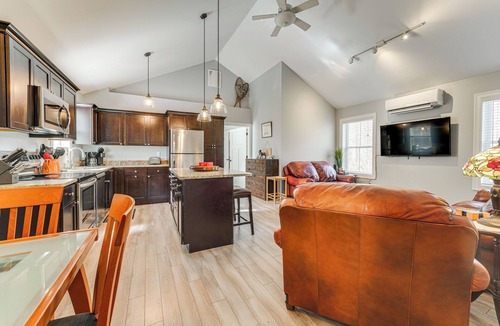 Bridgton House | Ski, Hike & Boat: Modern Bridgton Retreat