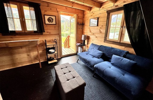 Denali House | Solar Powered Lakefront Twin Tiny Houses in Cantwell Alaska, Perfect for a Group Getaway to Denali National Park