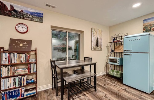 Broomfield House | Spacious Colorado-Themed Garden-Level Suite with Fireplace near Eagle Trace Golf Course in Broomfield, CO