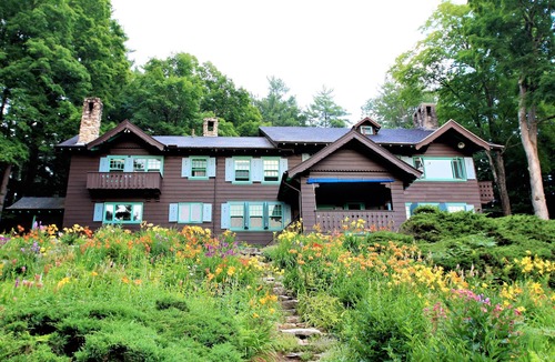 Bridgton House | Spacious Superstar's home on 20 acres, private beach, boathouse & piano