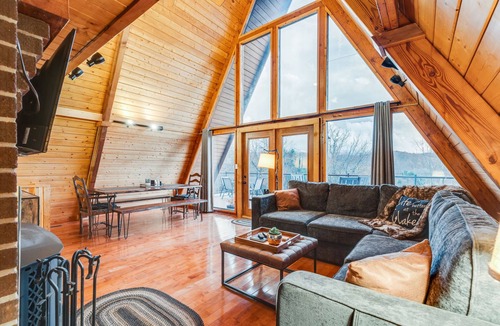 Abingdon Cabin | Stargazer Cabin- A Frame w/Lake & Mountain Views