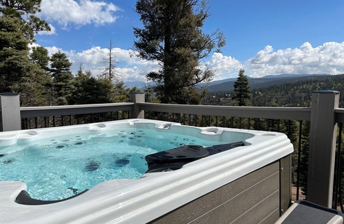 Angel Fire Ski Chalet | Stunning Ski Chalet in Angel Fire w/Outstanding Views - Pet Friendly - Hot Tub