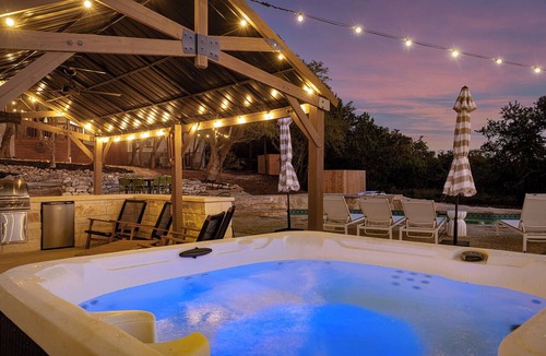 Dripping Springs House | Sunset Canyon Retreat - Heated Pool, Hot Tub, Game Room & Sunset Views
