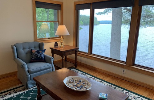 Poland House | Sunset Cove I - Spacious modern home on Tripp Lake Maine
