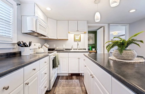 Southern Coast Apartment | The Downtown Den - King Bed, Dog Friendly, Fire Pit, Parking, Family Friendly