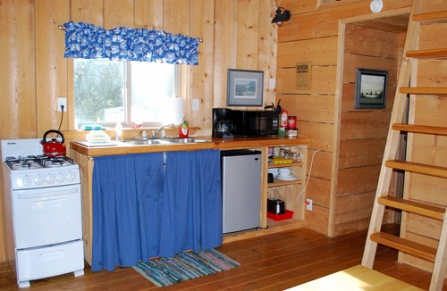 Lutak Cabin | The Gathering Place Cabin #2, rustic cabin on the water, close to Chilkoot River