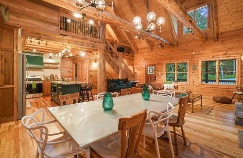 Laurelville Cabin | The Leaflet | Hocking Hills, Swim Spa, Theater
