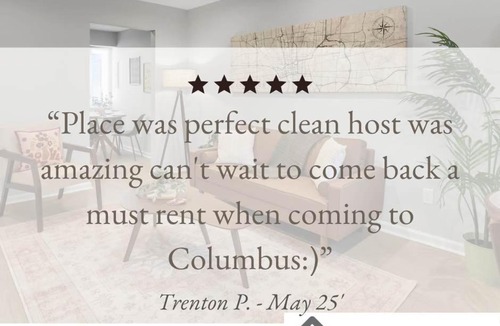 Downtown Columbus Apartment | The Schumacher Place - NEW 2 BR