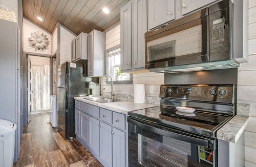 Graford Cabin | Tiny Home Escape on 48 Acres -Near Rocker B Ranch in Graford, Texas -Fire Pit