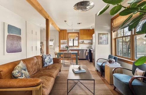 Blackshear-Prospect Hill House | Trendy East Austin bungalow with cowboy pool/extended stay