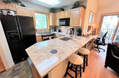 Breckenridge Ski Chalet | Twin Elk Mount Cameron Condo Ski-In Hot Tub Walk to Town