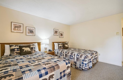 West Bridgewater Hotel | Two Double Bed Standard Hotel Room with outdoor heated pool 101