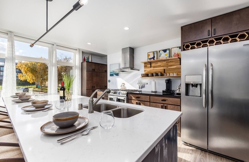 South Addition House | Ultra modern townhome with ocean views, fireplace, & W/D - dog-friendly