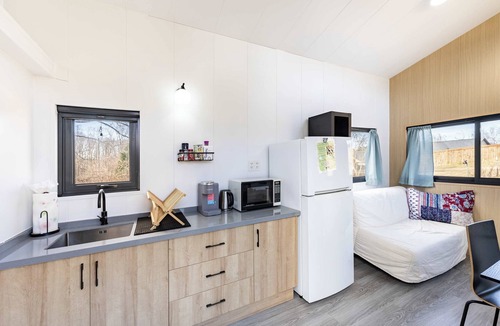 Oakley House | Unique Tinyhouse Retreat with BBQ Near Asheville