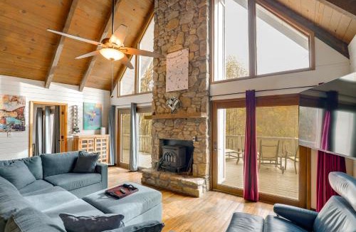 Wolf Laurel House | Walk to Slopes: Mars Hill Resort-Style Mtn Chalet