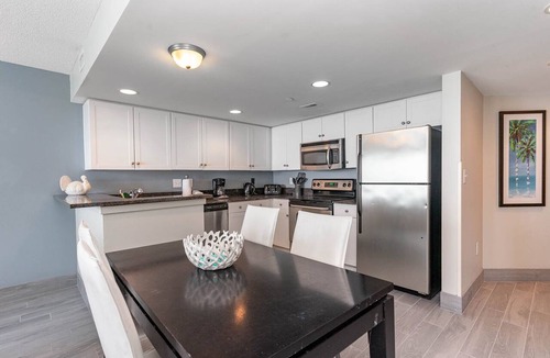 Downtown Myrtle Beach Condo | Watch dolphins from balcony - 10 people - access to everything! 3bd/3bth