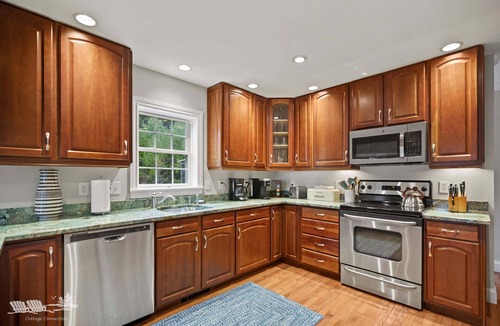 Bayville House | Waterfront 3BR East Boothbay retreat with ocean views, deck, WiFi.