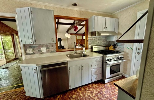 Sebago House | Waterfront Property with Hot Tub, Sauna & Views!
