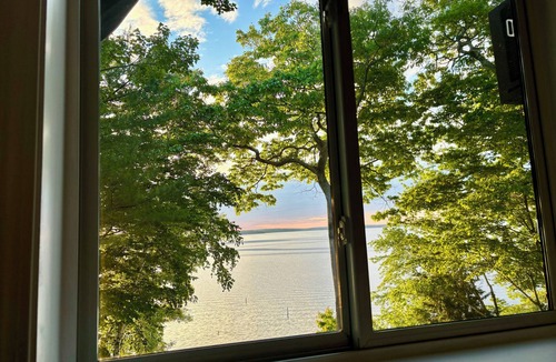 Sebago House | Waterfront Property with Hot Tub, Sauna & Views!