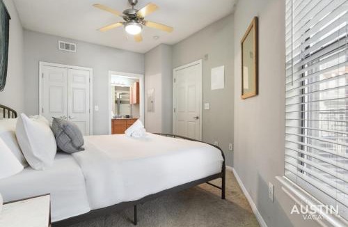 West Campus Apartment | West Campus Accommodations Pool and King Bedrooms