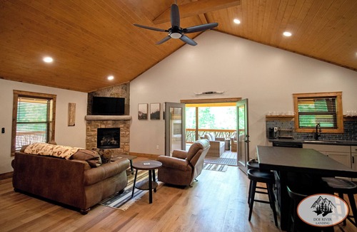 Roan Mountain Cabin | Where the river meets the mountains! State-stocked river for excellent fishing and more mountain fun