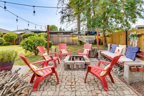 2 Mi to Fairgrounds & Dtwn Puyallup! Family Escape