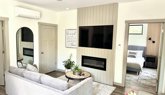2024 built Asheville retreat, fireplace,fire pit