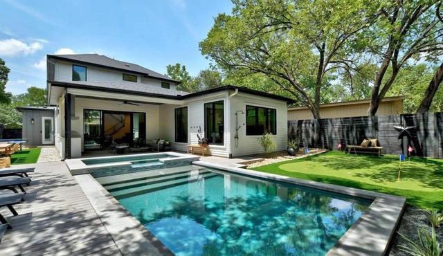 7BR Private Villa with Heated Pool & Outdoor Oasis