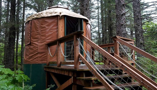 Alaska Glamping Yurt for Family Friendly Adventure