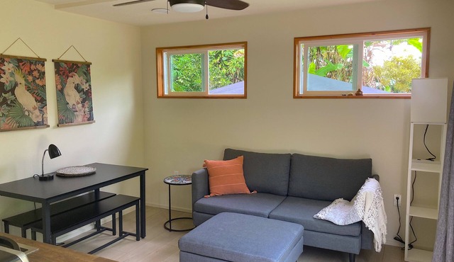 Aloha Bungalow, Garden Level 1 Bedroom, walking distance to Kehena Beach.