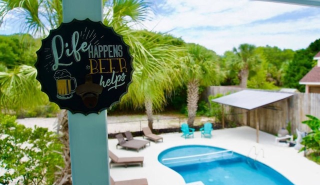 Amazing Beach House Duplex w/Private Pool & Nearby Beach