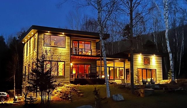 Architectural Gem country home with pickleball court.
