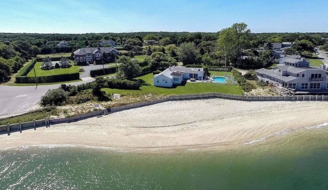 Beachfront Hamptons Getaway with beach access and a private pool!