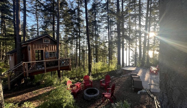 Breathtaking Treehouse with Magical Outdoor Living, Jacuzzi and Views in Washington