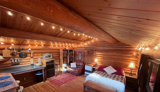 Cozy Log Cabin on Historic Dog Sledding Property