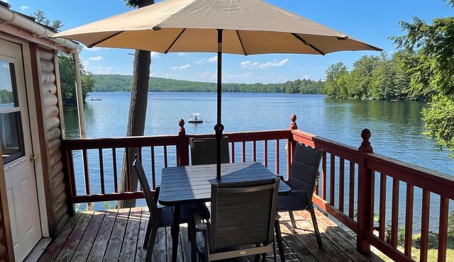 Cozy Maine Lakefront Cabin near Colby College