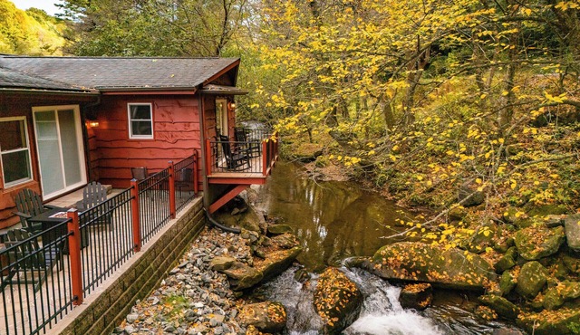 Creekside Cottage in Boone 5 mil. to dtwn with Fire Pit!