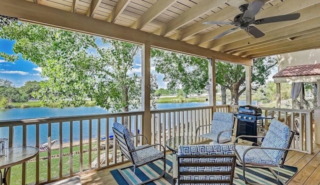 Dog-friendly Water View Condo With Inviting Porch, AC, W/d, & Modern Charm