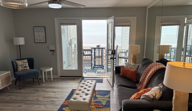 Early August now available- Ocean Front 1 bedroom just steps to the beach